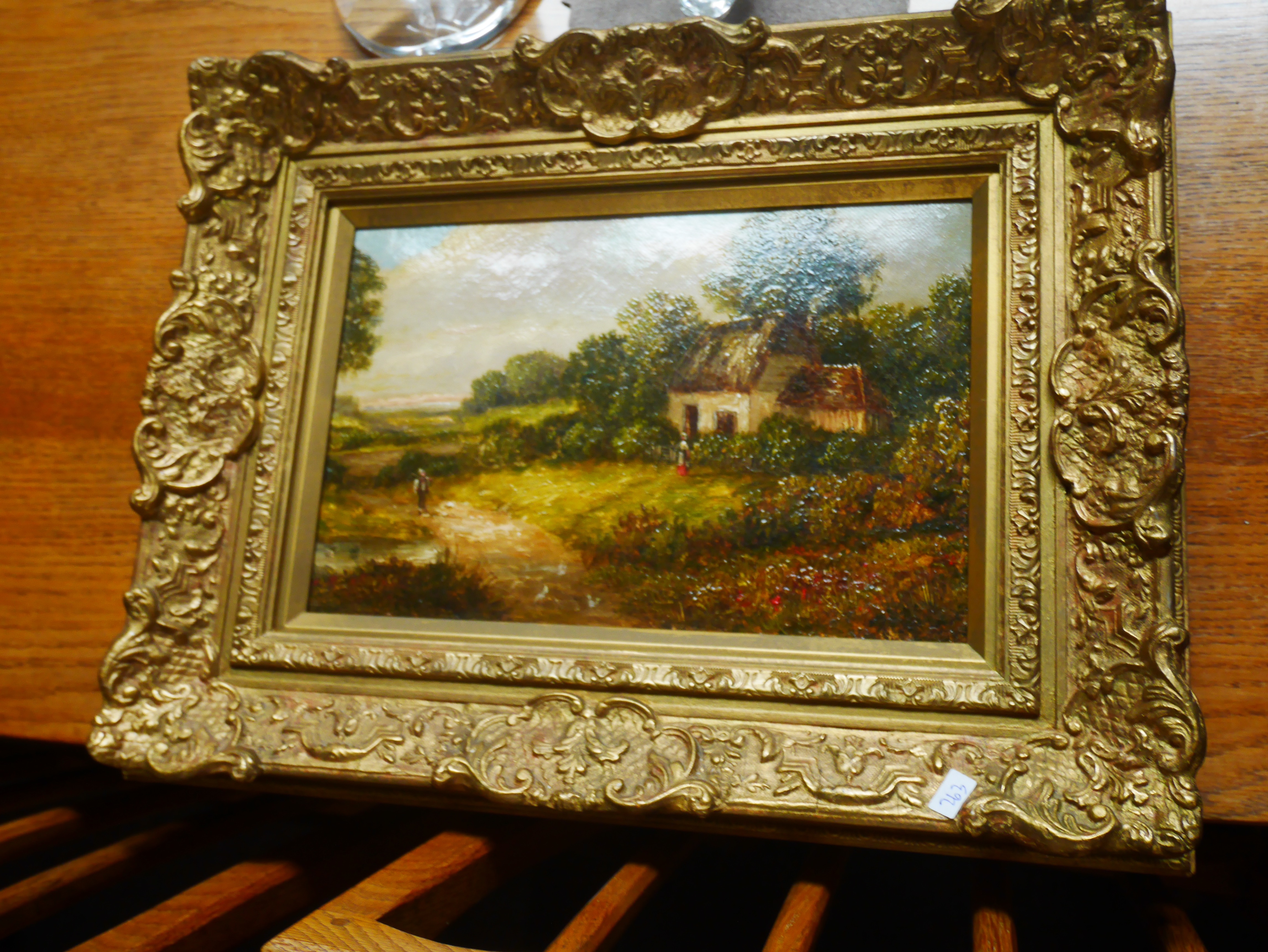Oil painting of Country scene