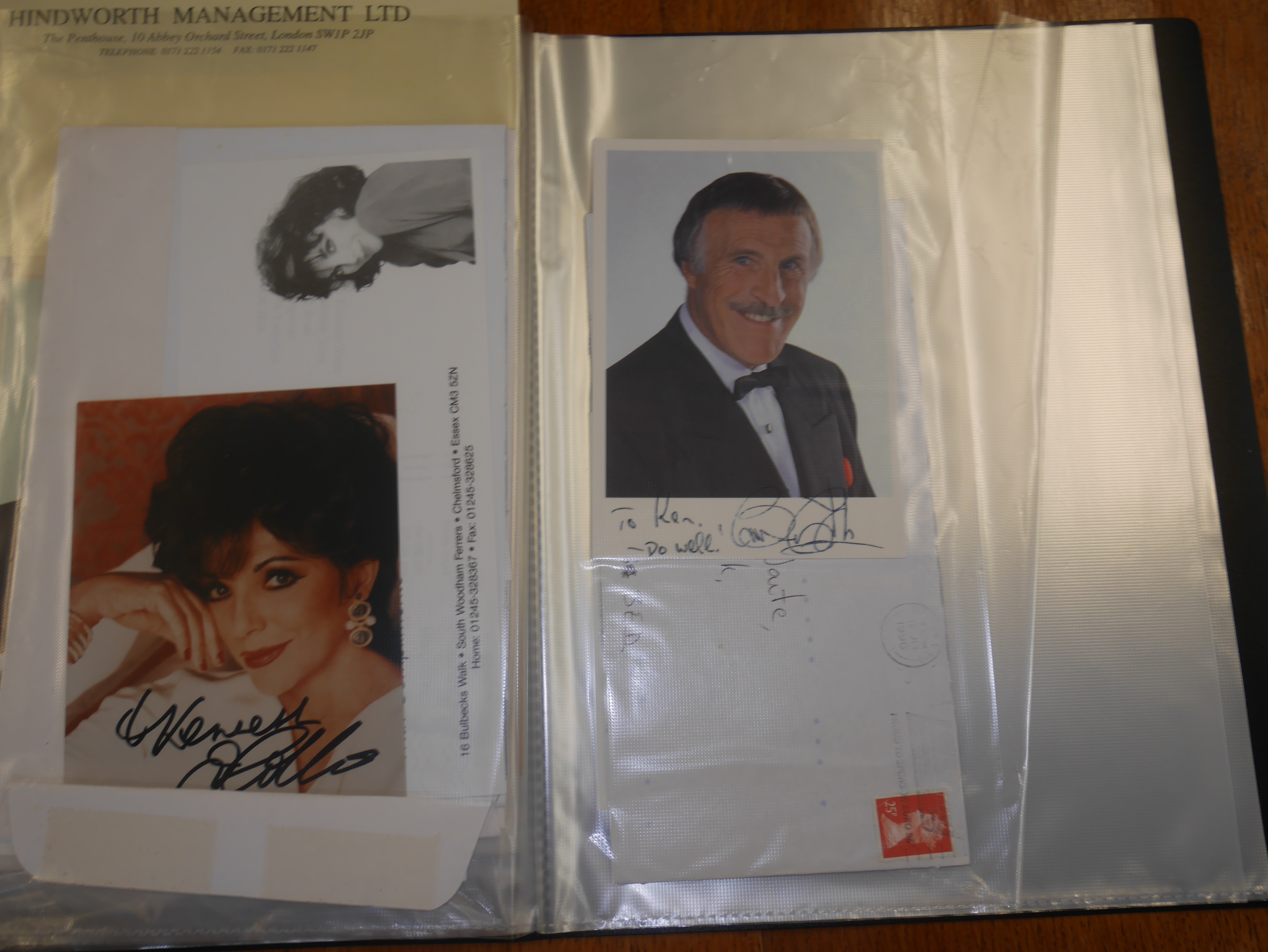 Selection of Autographed photographs including Ken Dodd, Cilla Black etc. etc. - Image 2 of 8