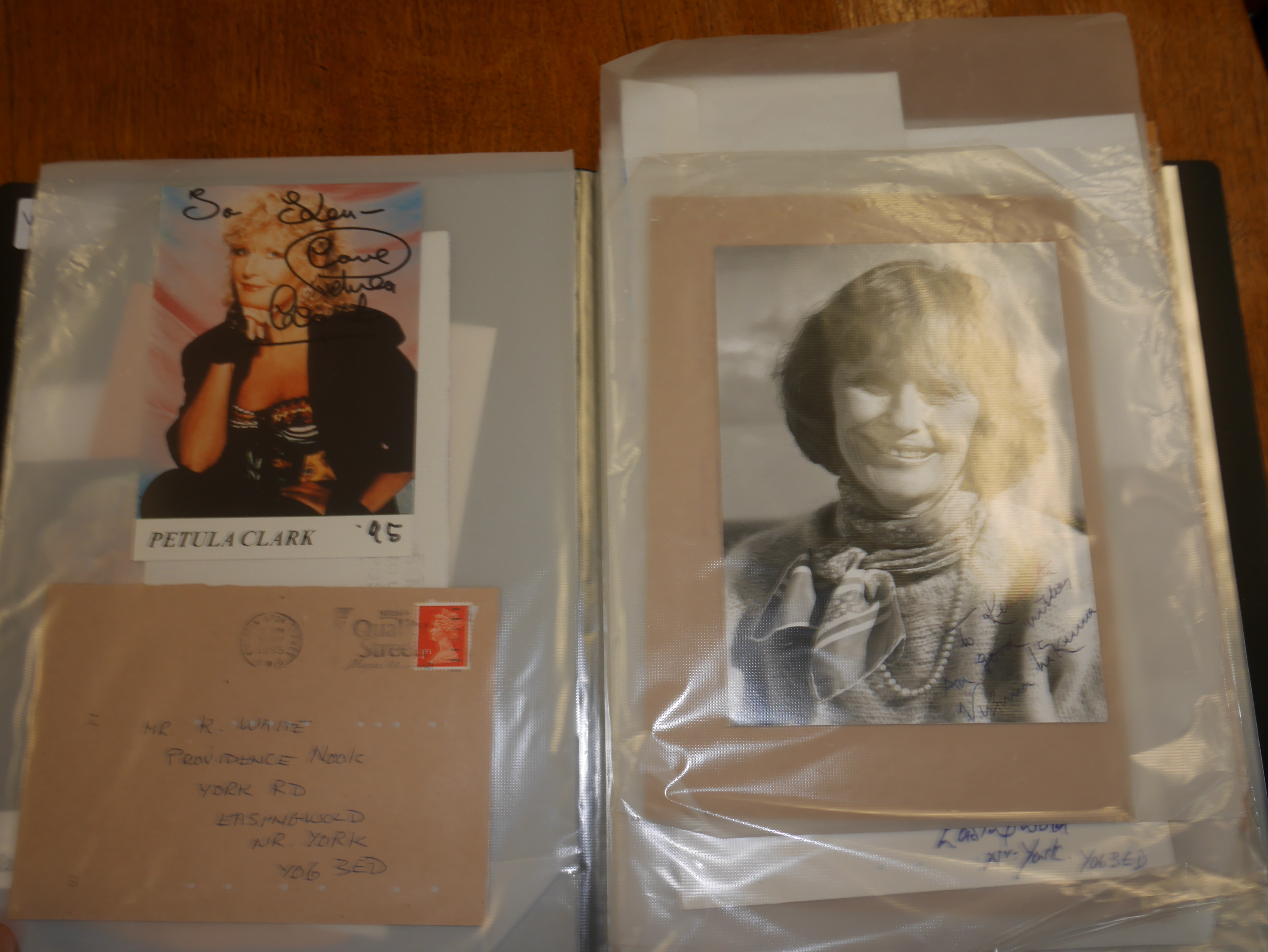 Selection of Autographed photographs including Ken Dodd, Cilla Black etc. etc. - Image 4 of 8