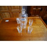 Glass decanter set