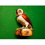 Royal Crown Derby owl figurine