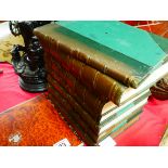 Leather bound books "The Trees of Great Britain"