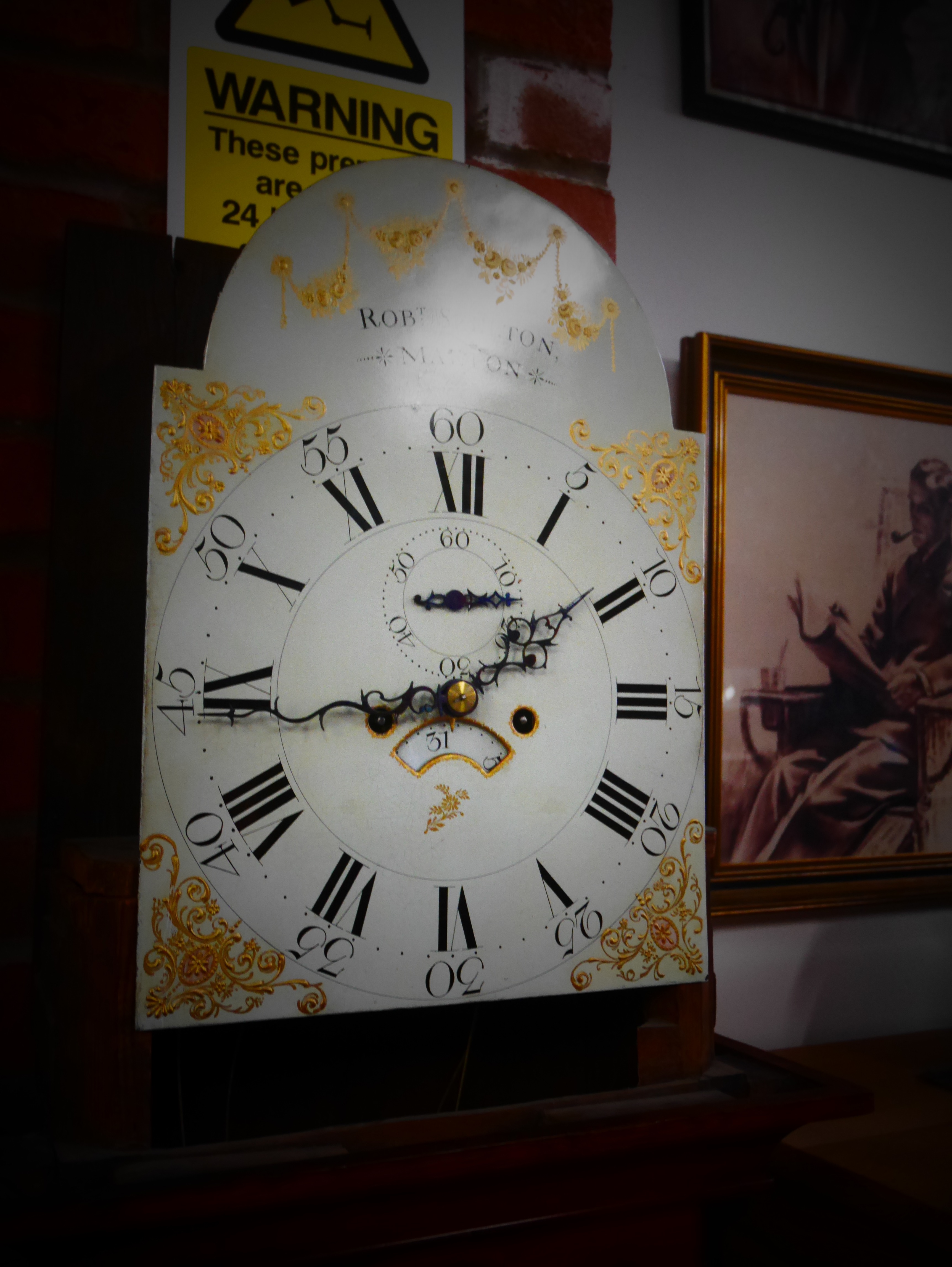 Robert Skelton Malton Grandfather Clock - Image 4 of 7