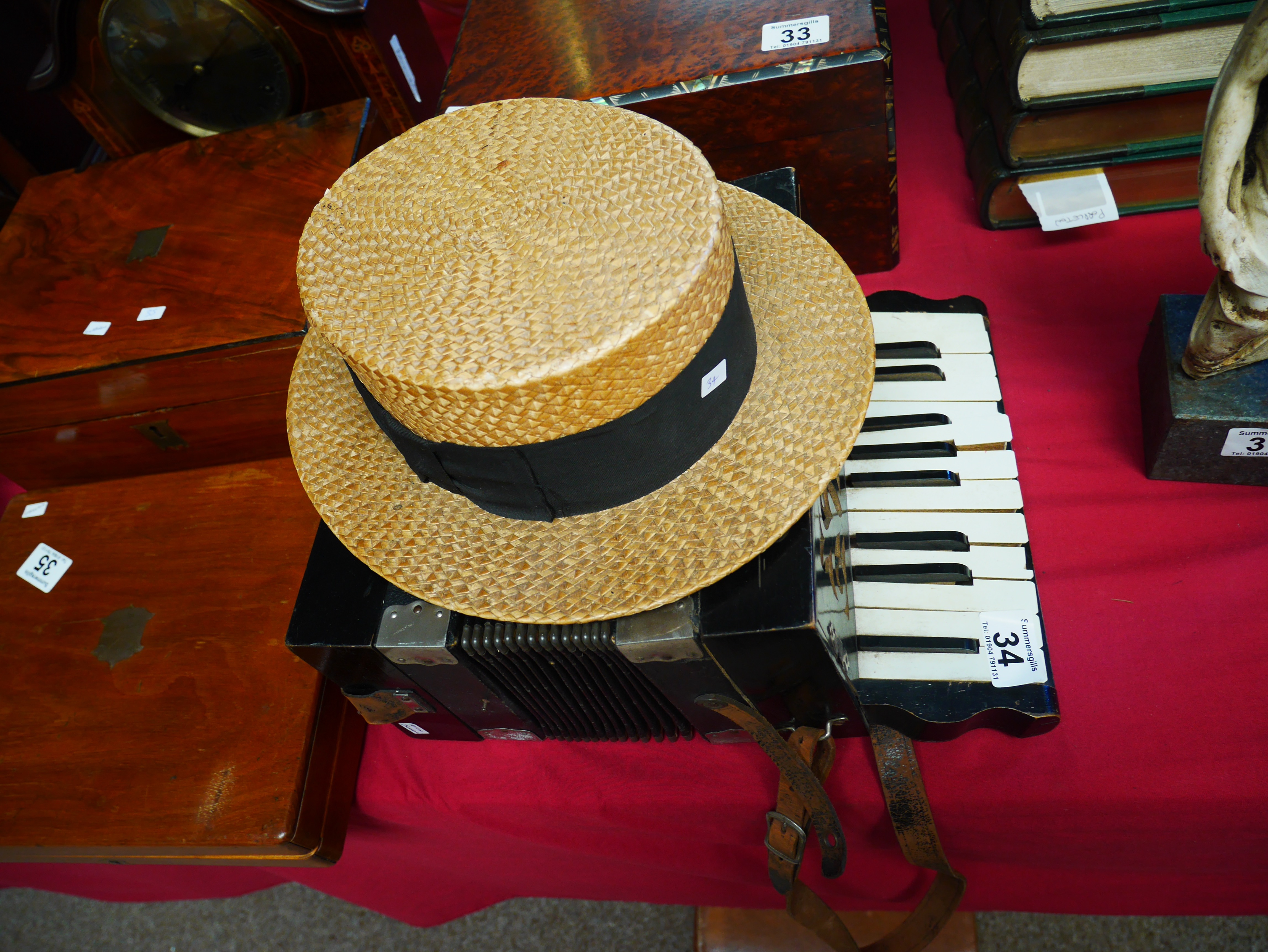 Steldeni German Accordian and hat - Image 2 of 3