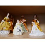 6 Doulton figures