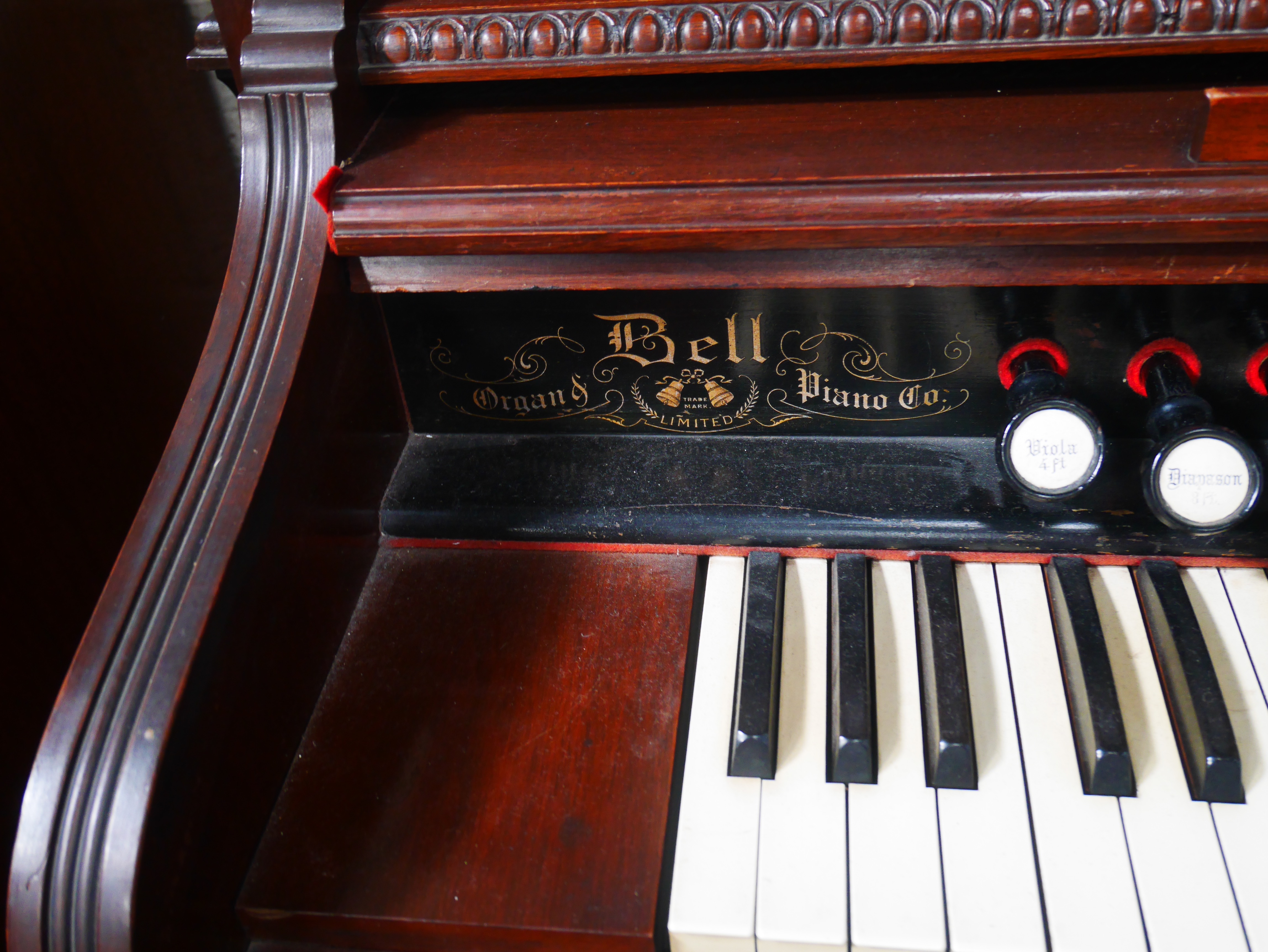 Antique pipe organ - Image 5 of 6