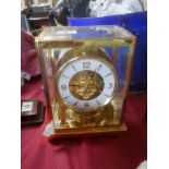 Brass clock (Jaeger le Coutier)