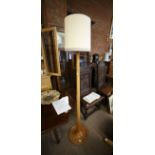 Yorkshire Oak Unicorn standard lamp
