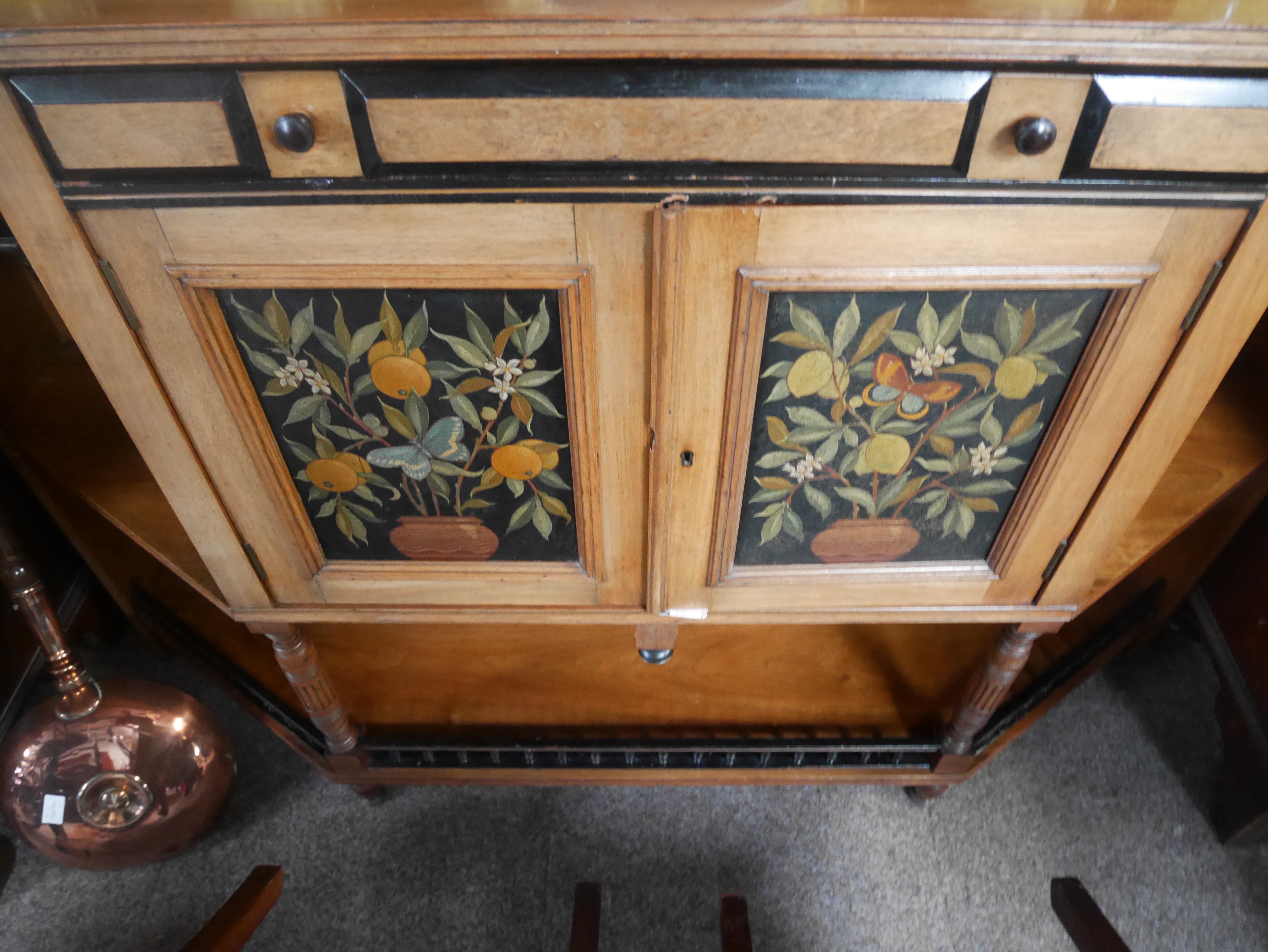 Edwardian mirror back sideboard - Image 3 of 4