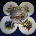 4 x David Shepherd plates