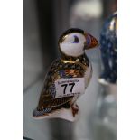 Royal Crown Derby Puffin (gold)