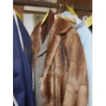 Fur coat and crombie coat