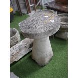 Garden saddle stone