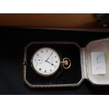 A 9ct gold pocket watch William Greenwood Leeds and Huddersfield