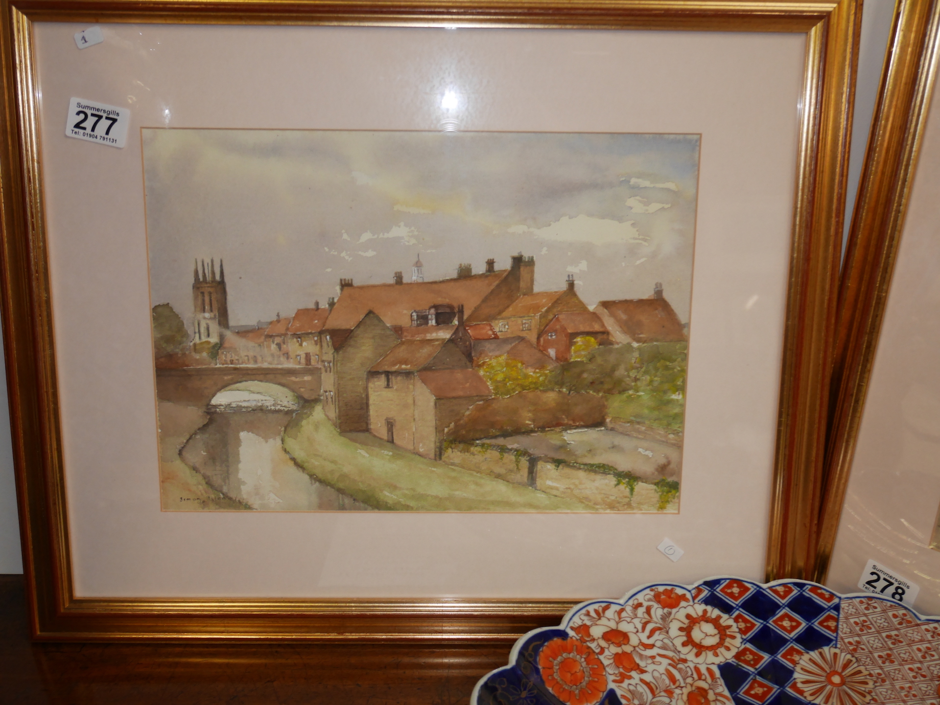 Watercolour by Simon Woods of Helmsley