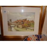 Watercolour by Simon Woods of Helmsley