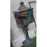 Cast iron post box