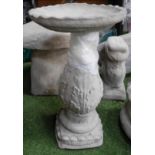 Garden birdbath