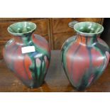 Pair of Minton vases