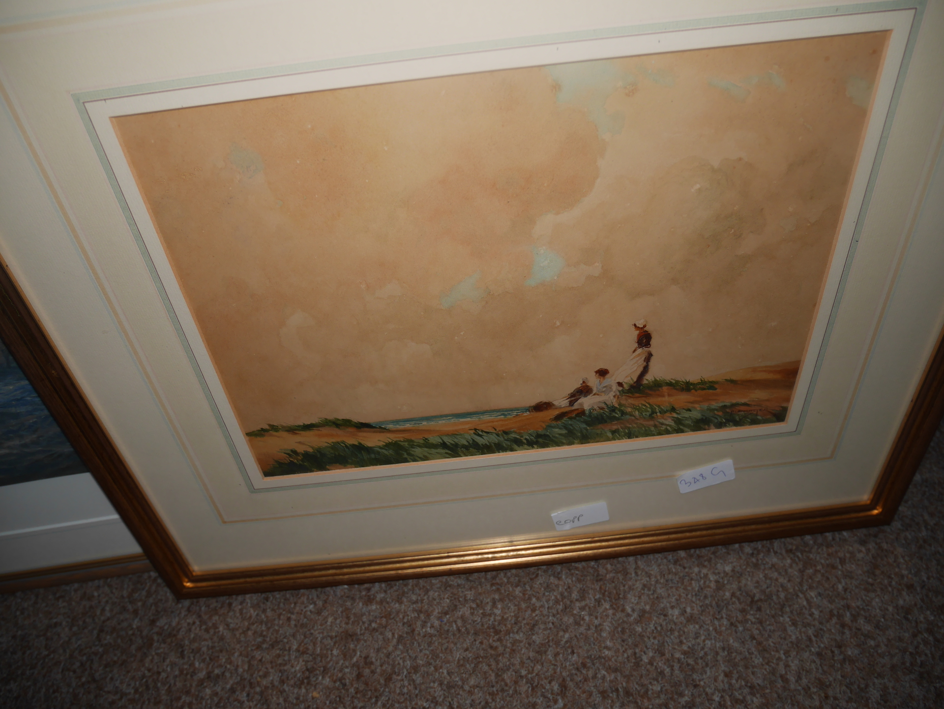 Percy Lancaster watercolour and Geoff Hunt print - Image 3 of 3