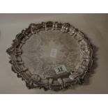 Silver plated salver
