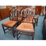 6 Antique dining chairs