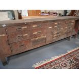 Large pine sideboard ( 9ft x 2 ft )