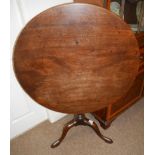 Georgian mahogany tripod table