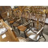 Set of 6 Windsor chairs