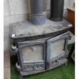 Cast iron log burner