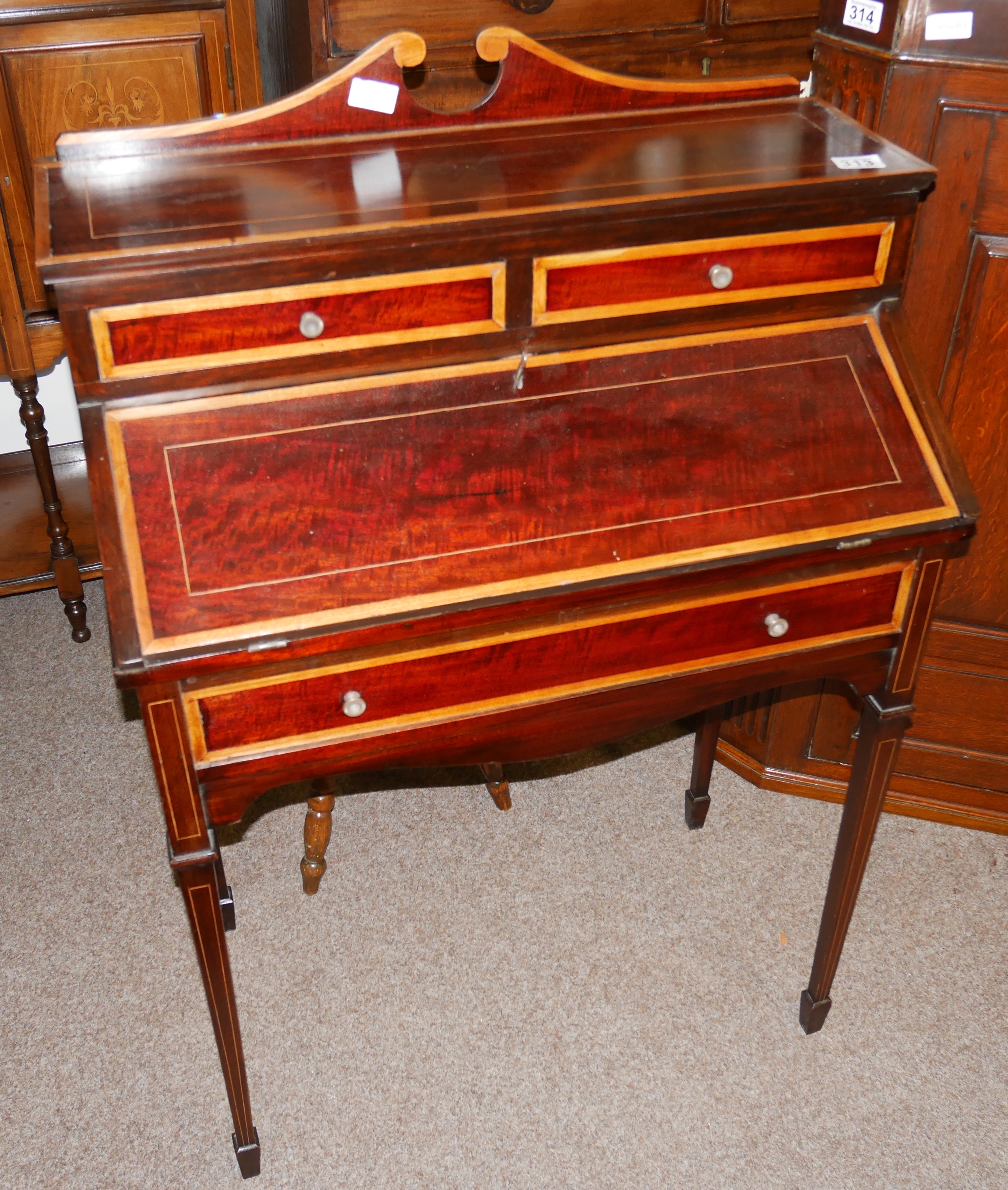 Edwardian ladies desk