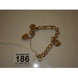 9ct gold bracelet 24g