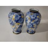 Pair of Phoenix ware vases