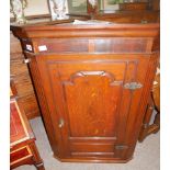 Georgian oak corner cupboard