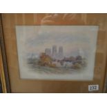 George Fall Watercolour of York