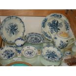 Early blue and white Worcester items