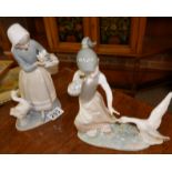 2 x Lladro figures