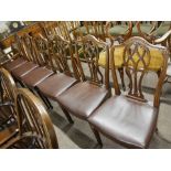 6 Victorian mahogany dining chairs