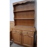 Pine chest and oak dresser