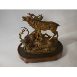 Spelter Stag figure