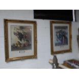 Pair of modern still life pictures in gilt frames