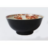 AN ELEGANT KANGXI PERIOD 'NOIR MIRROIR' BOWL WITH EXTERIOR GLAZED BLACK, While the interior is