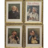 A COLLECTION OF FOUR VICTORIAN COLOURED PRINTS, each being Issued by Pears Soap Christmas annual