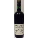 TAYLOR'S, A BOTTLE OF 1968 VINTAGE PORT Having a wax seal cap and the label reading 'Taylor's Quinta