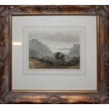 ATTRIBUTED TO JABEZ BLEIGH, 1860 - 1889, WATERCOLOUR English coastal view, signed lower left and