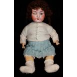 HEUBACH-KOPPELSDORF, A 19TH CENTURY GERMAN PORCELAIN DOLL The reverse of the head inscribed '3207