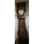 A 19TH CENTURY FRENCH LONGCASE CLOCK