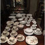 COPELAND, SPODE, AN EIGHT PLACE TEA SERVICE Along with a Royal Doulton dinner/tea service,