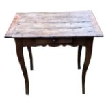 A 19TH CENTURY FRENCH PROVINCIAL OCCASIONAL TABLE