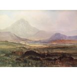 ROWLAND HILL ARUA, 1915 - 1979, WATERCOLOUR View of Connemara, signed, dated 1942 and framed. (